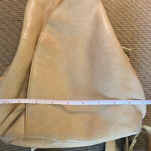 We The Free Tan Leather Backpack